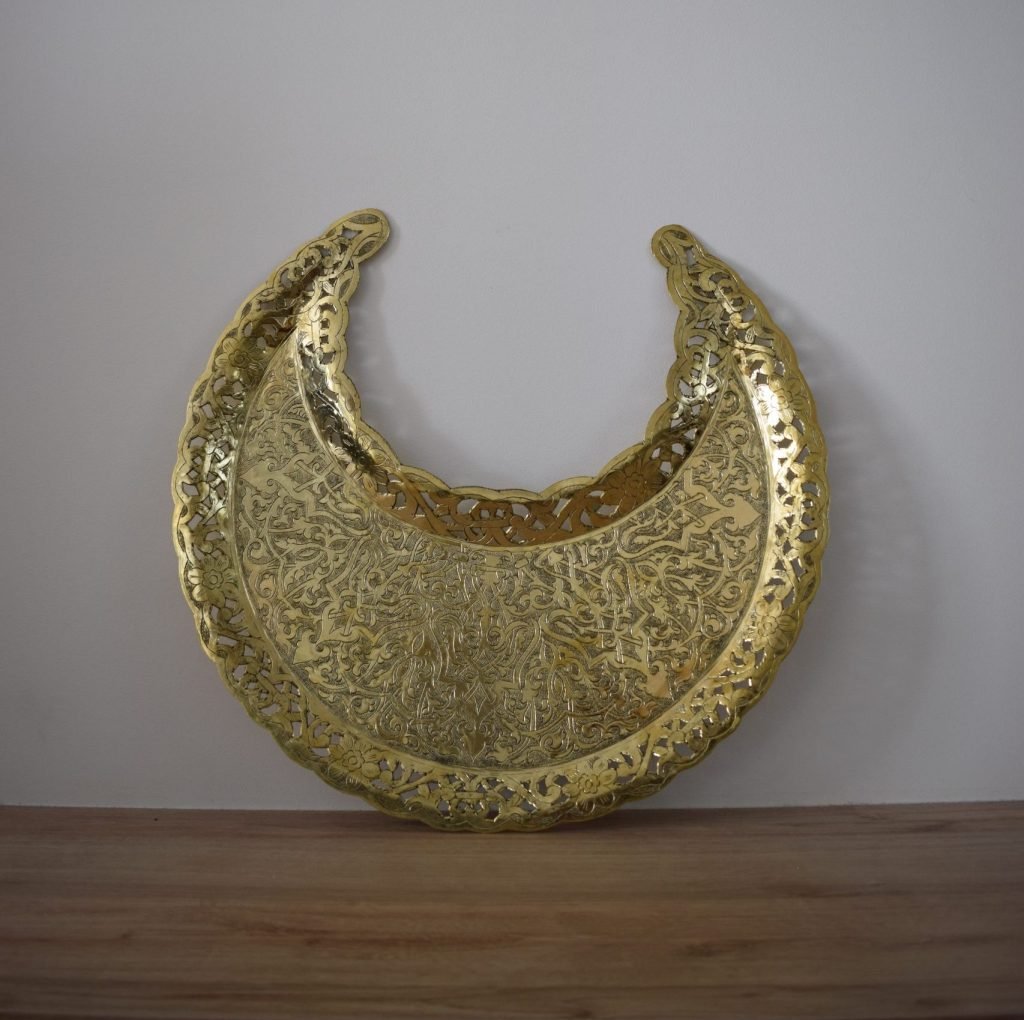 Plateau traditionnel en cuivre, Hilal