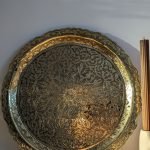 Plateau traditionnel cuivre ciselé - HIBA