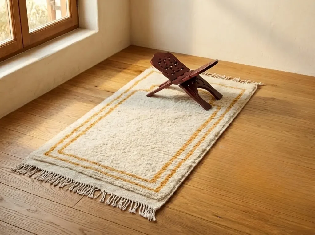 Tapis de prière en laine