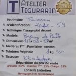 Tapis berbère de Timimoun, Brin de paille