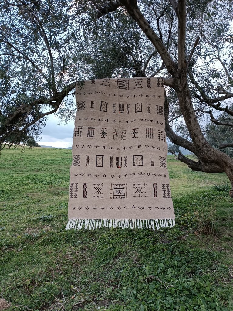 Tapis berbère Beige- TALWIT