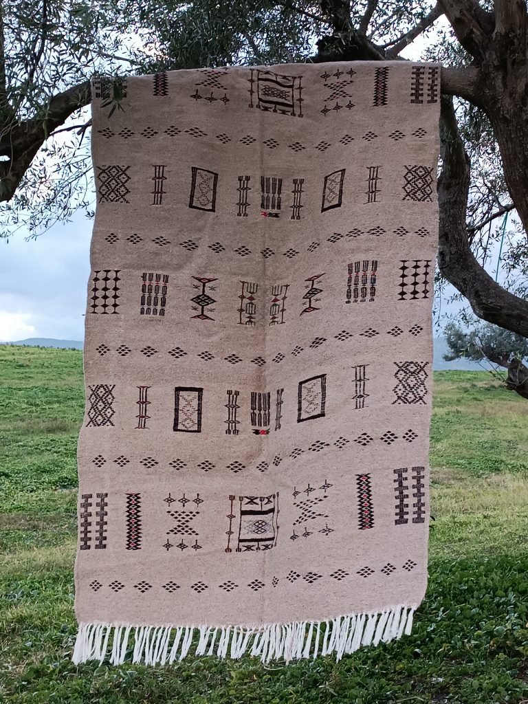 Tapis berbère Beige- TALWIT
