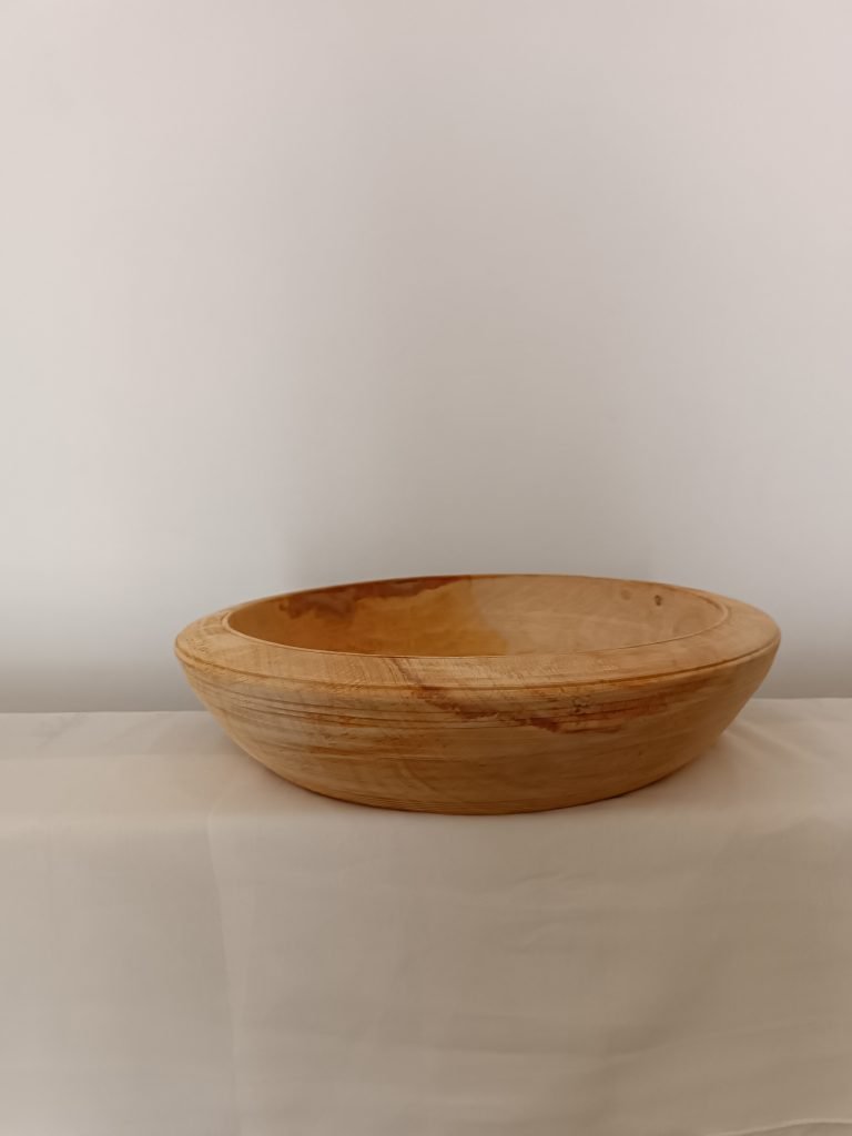 Assiette creuse en bois