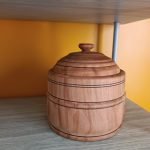 Bonbonnière en bois