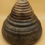 bonbonnière en bois d'acajou