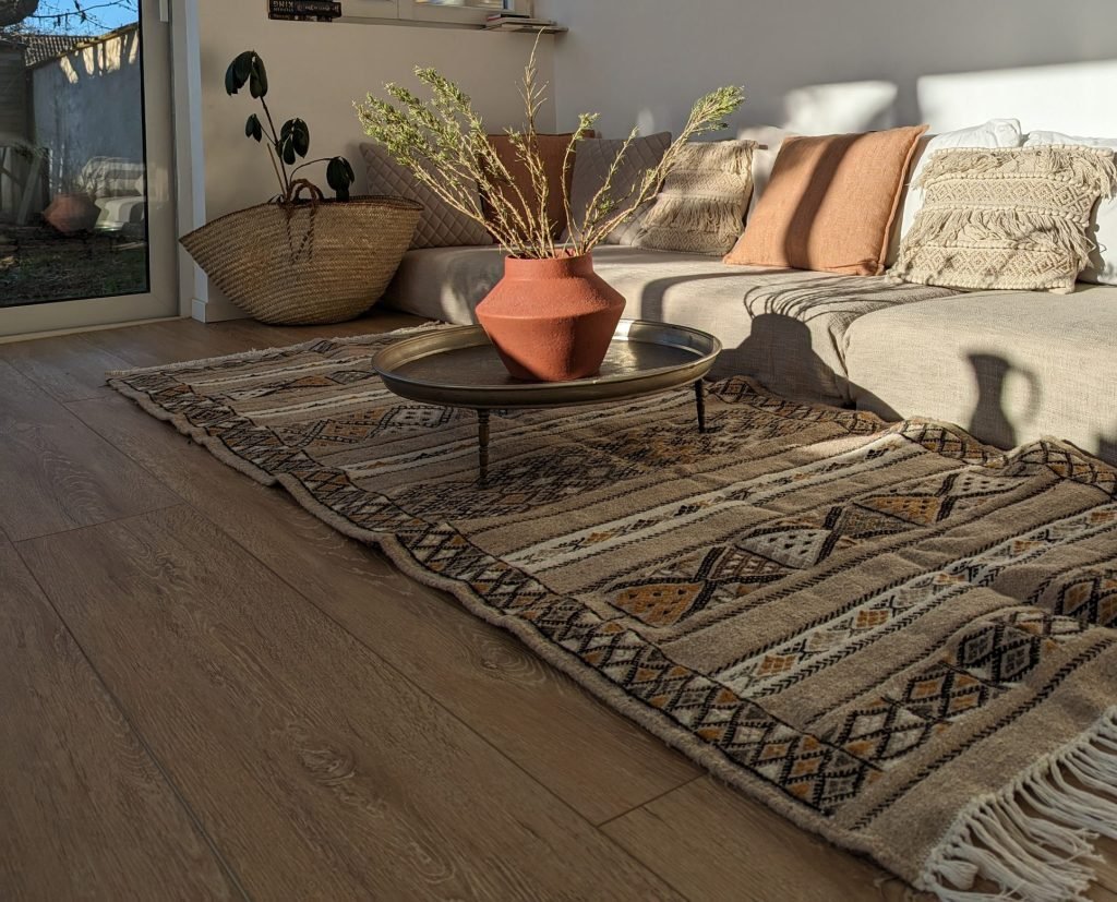 Tagherdayt- Tapis berbère taupe