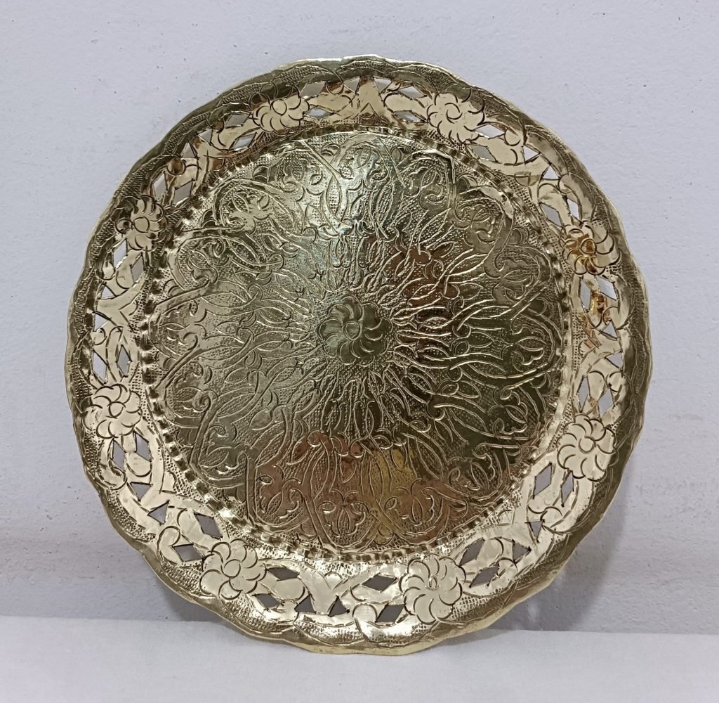 Plateau apéritif en cuivre-Hiba