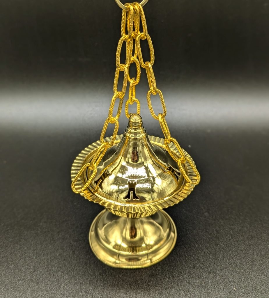 Brûleur d'encens en cuivre