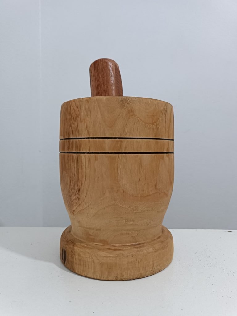 Mortier en bois d'Aulnes