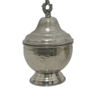 Sucrier argenté en cuivre