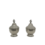 Sucrier argenté en cuivre