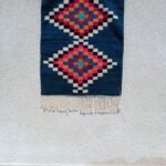 Tapis en laine bleu-Babar Algérie