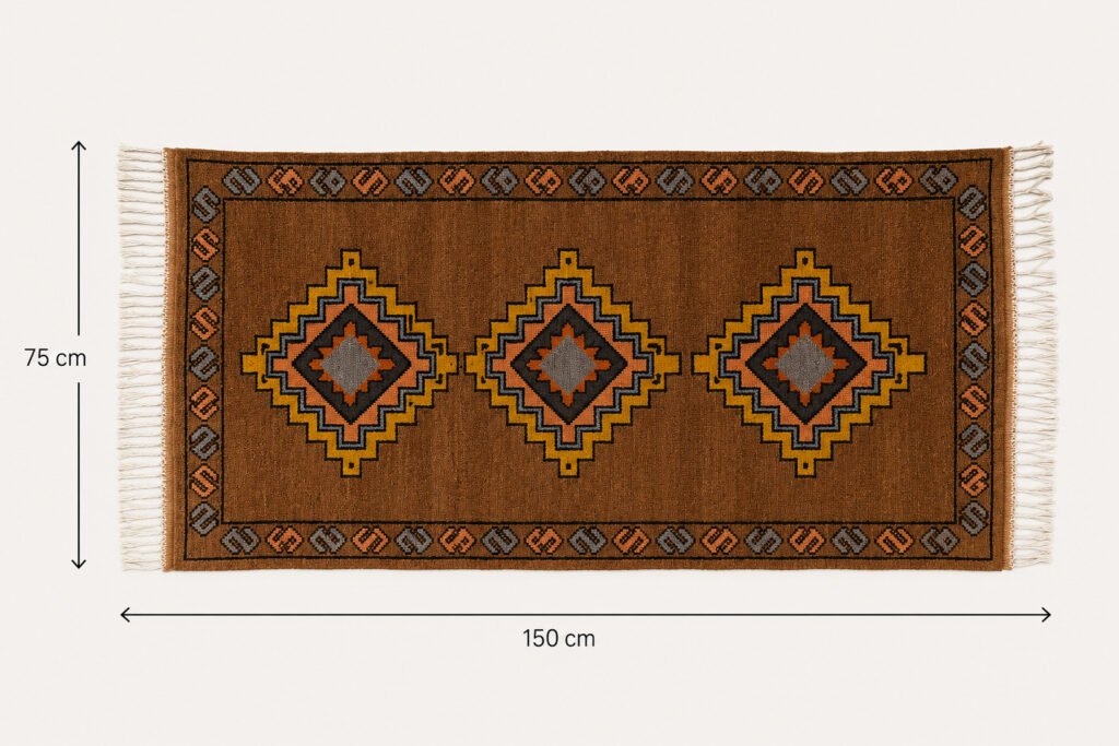 Zarbiya Babar – Tapis berbère marron